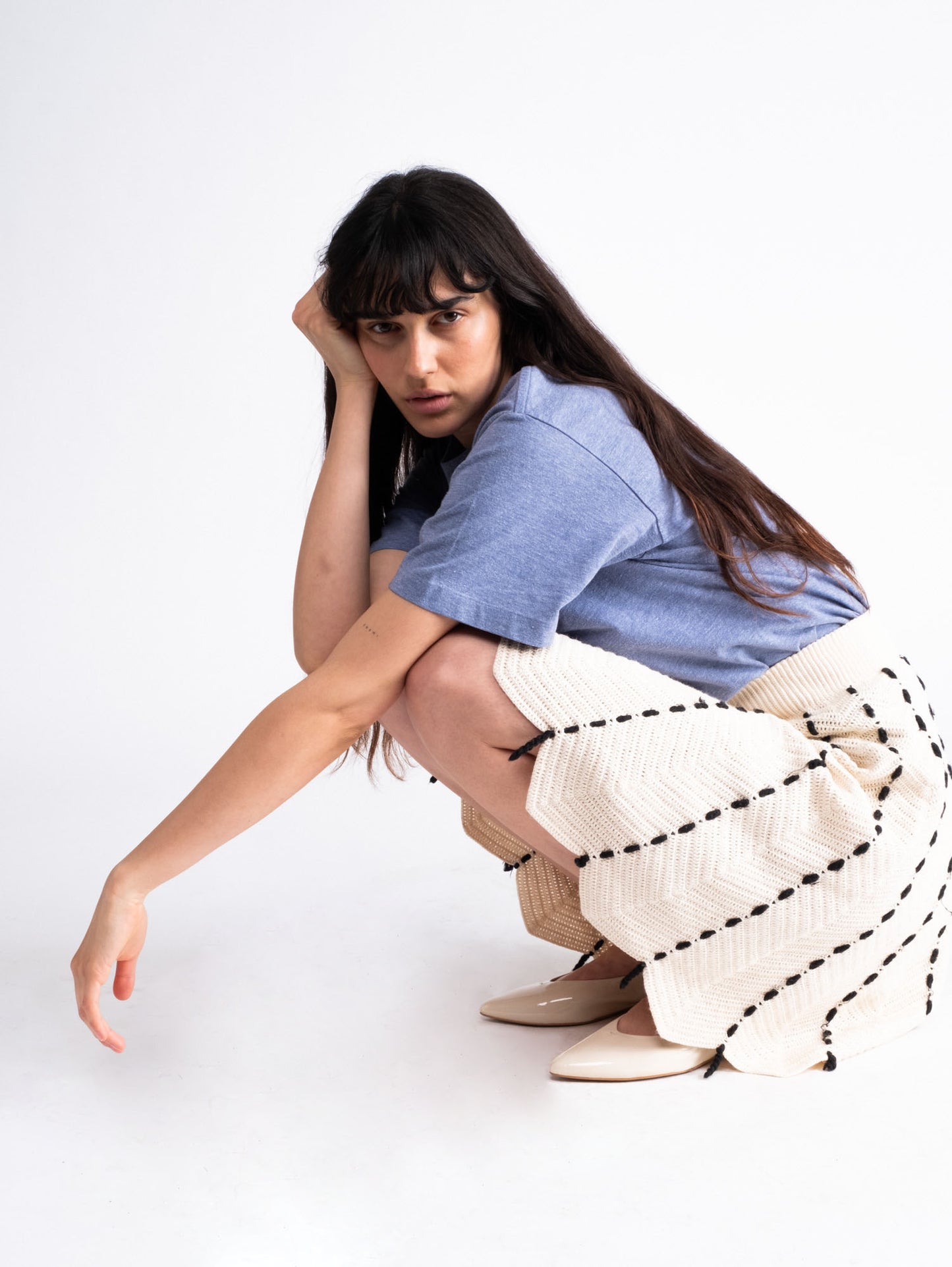 Vintage beige skirt