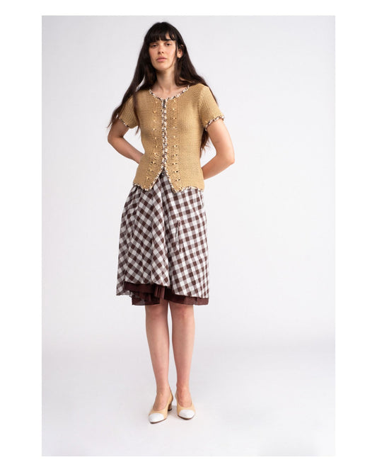 Vintage beige knit