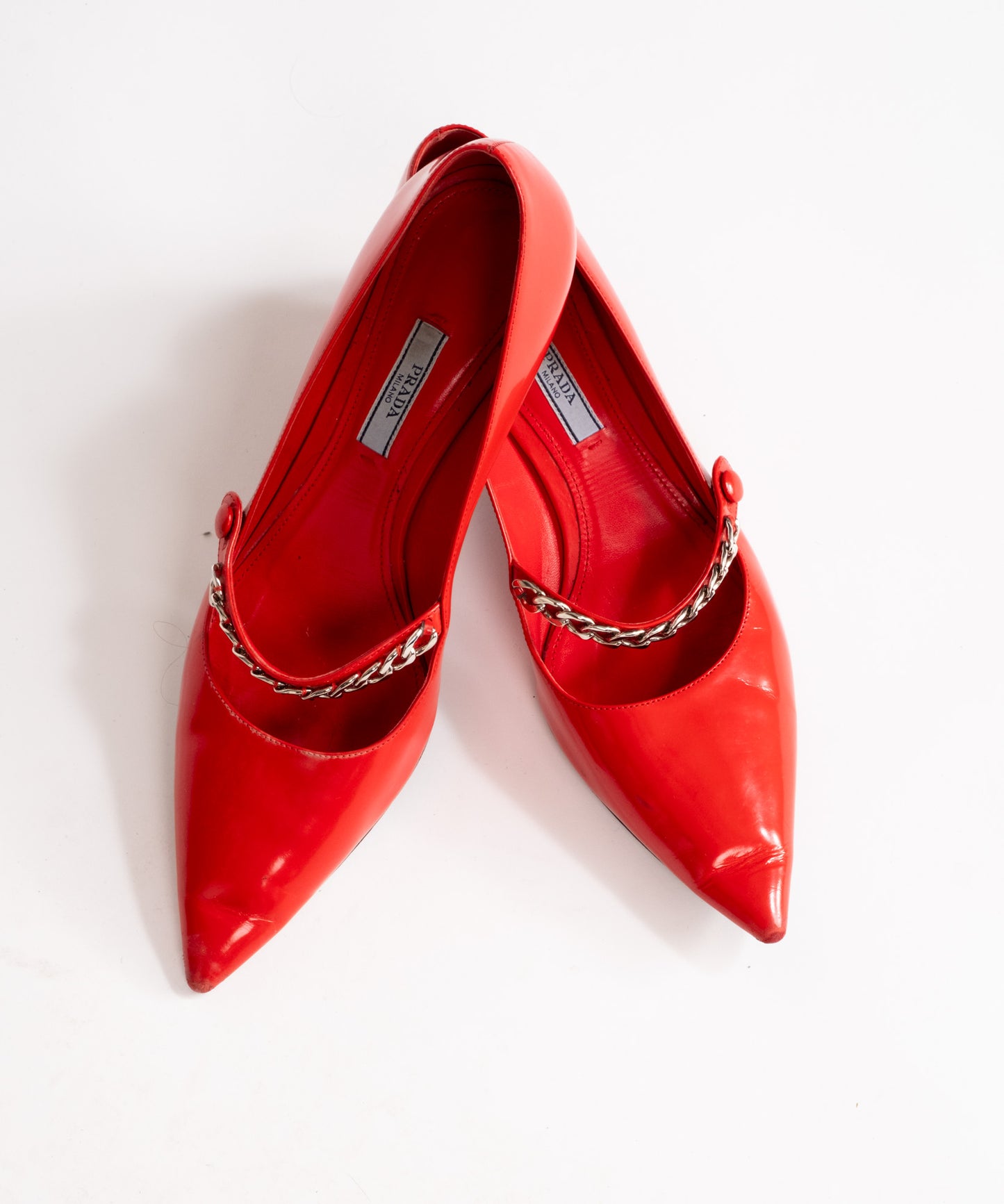 Prada red heels