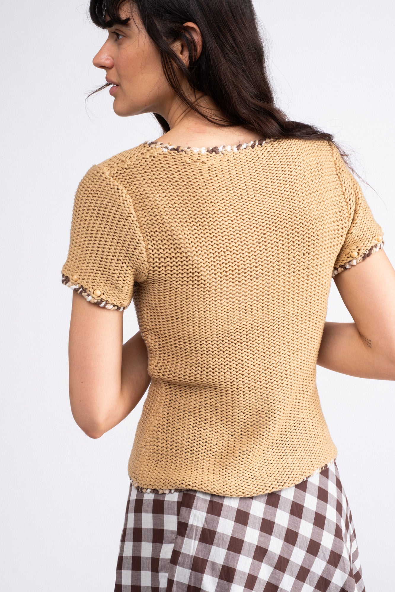 Vintage beige knit