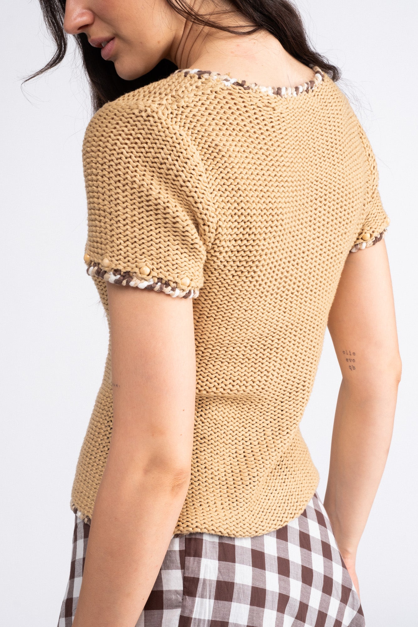 Vintage beige knit