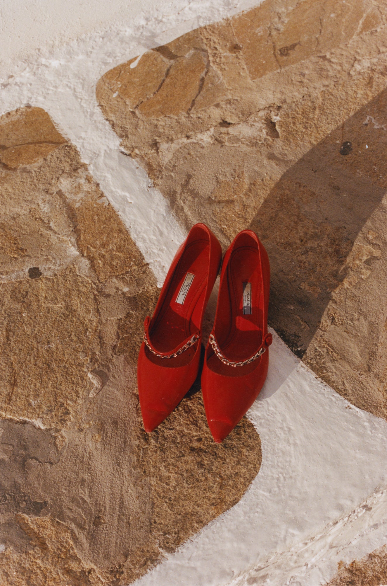 Prada red heels